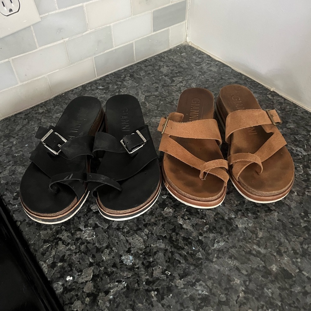 Gianni Bernini sandals size 8
